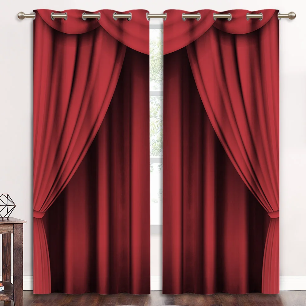 RYB HOME Opera Theater Stage Curtains Photography Backdrop Theatrical