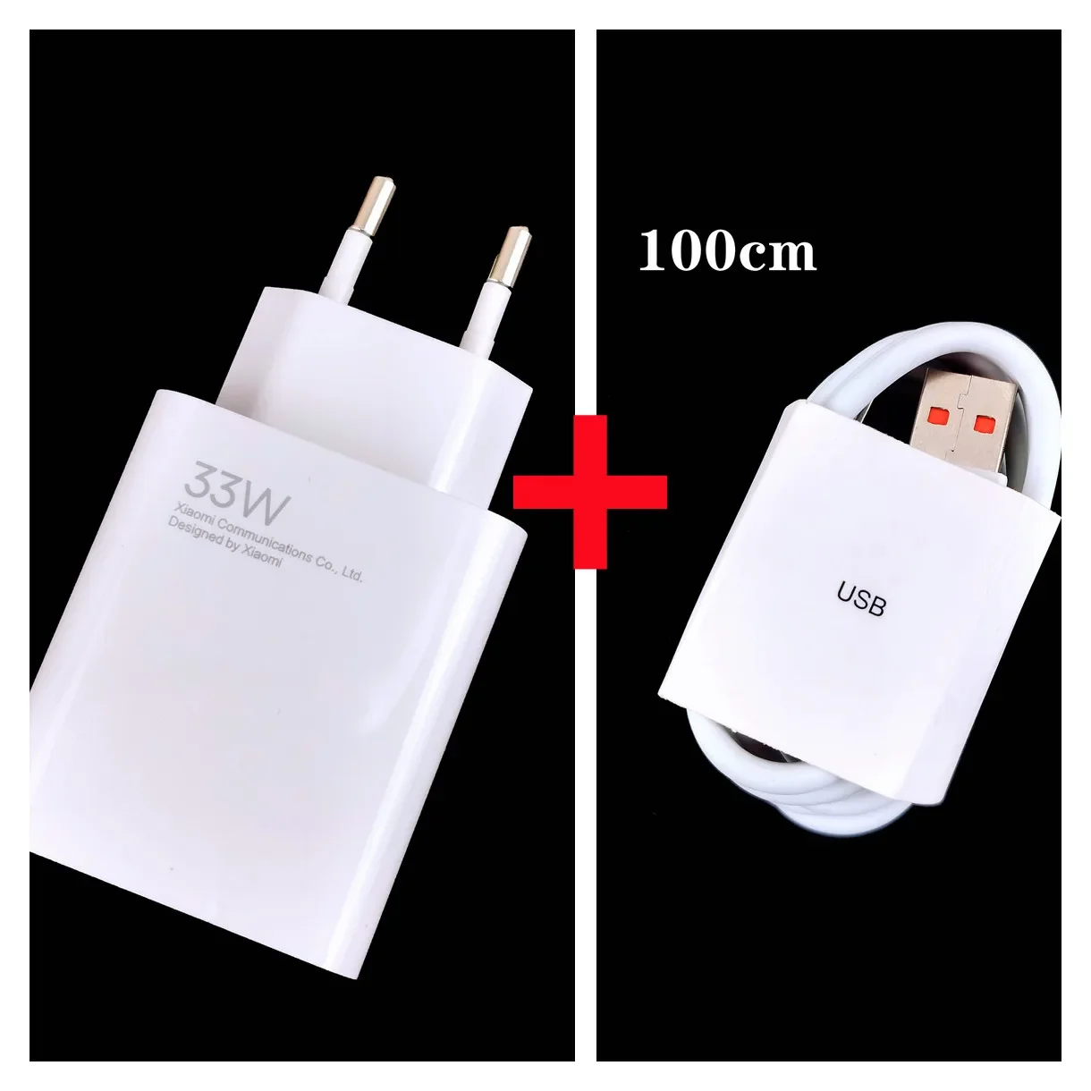 XIAOMI Mi 33W chargeur rapide EU Turbo Original (Type-A + Type-C) (sans  cable) à prix pas cher