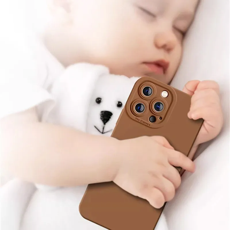 Angel Eyes Liquid Silicone Protective Phone Case