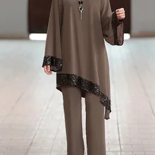 Ramadan Eid Abaya Dubai turchia Abaya per donna abiti turchi set musulmani abito Hijab abbigliamento Islam indiano set Musulman