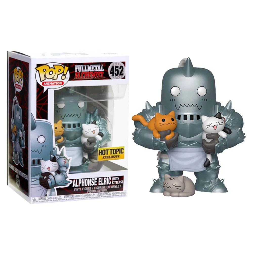 thumbnail image 1 of Funko pop FULLMETAL ALCHEMIST Alphonse Elric n.° 452, figura de vinilo, modelo de muñeca, juguetes, 1 of 3