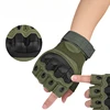 Outdoor Tactical Army Fingerless Gloves Hard Knuckle Paintball Airsoft Hunting Combat Riding Hiking Military Half Finger Gloves 5