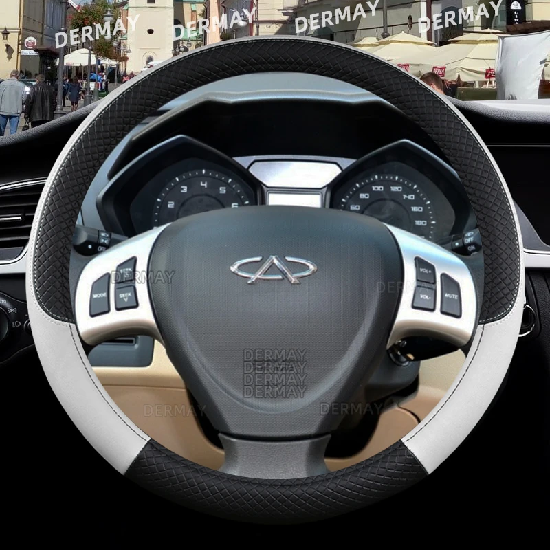 Для Chery Fulwin Fulwin2 очень бонусный Celer Cristal A11 A13 чехол рулевого колеса автомобиля противоскользящие автомобильные аксессуары