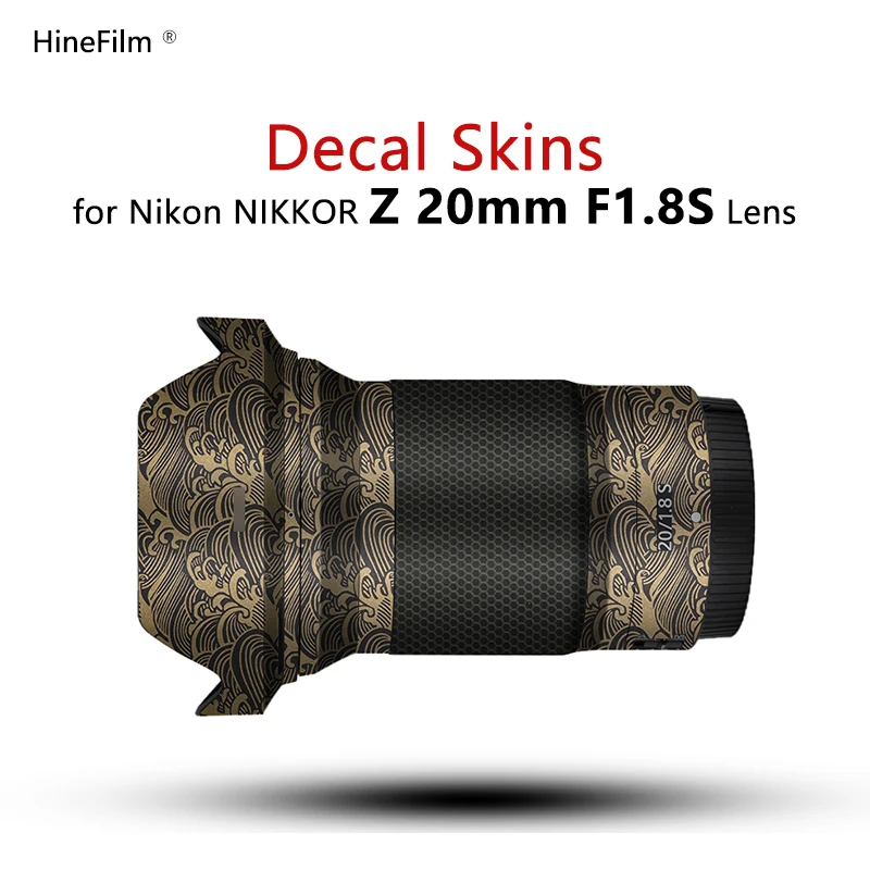 Nikkor Z 20 1.8 Adesivo Per Obiettivo Skin Per Nikon Z 20Mm F/1.8 S Adesivi Per Lenti Protector Coat Wrap Cover Pellicola Adesiva Antigraffio