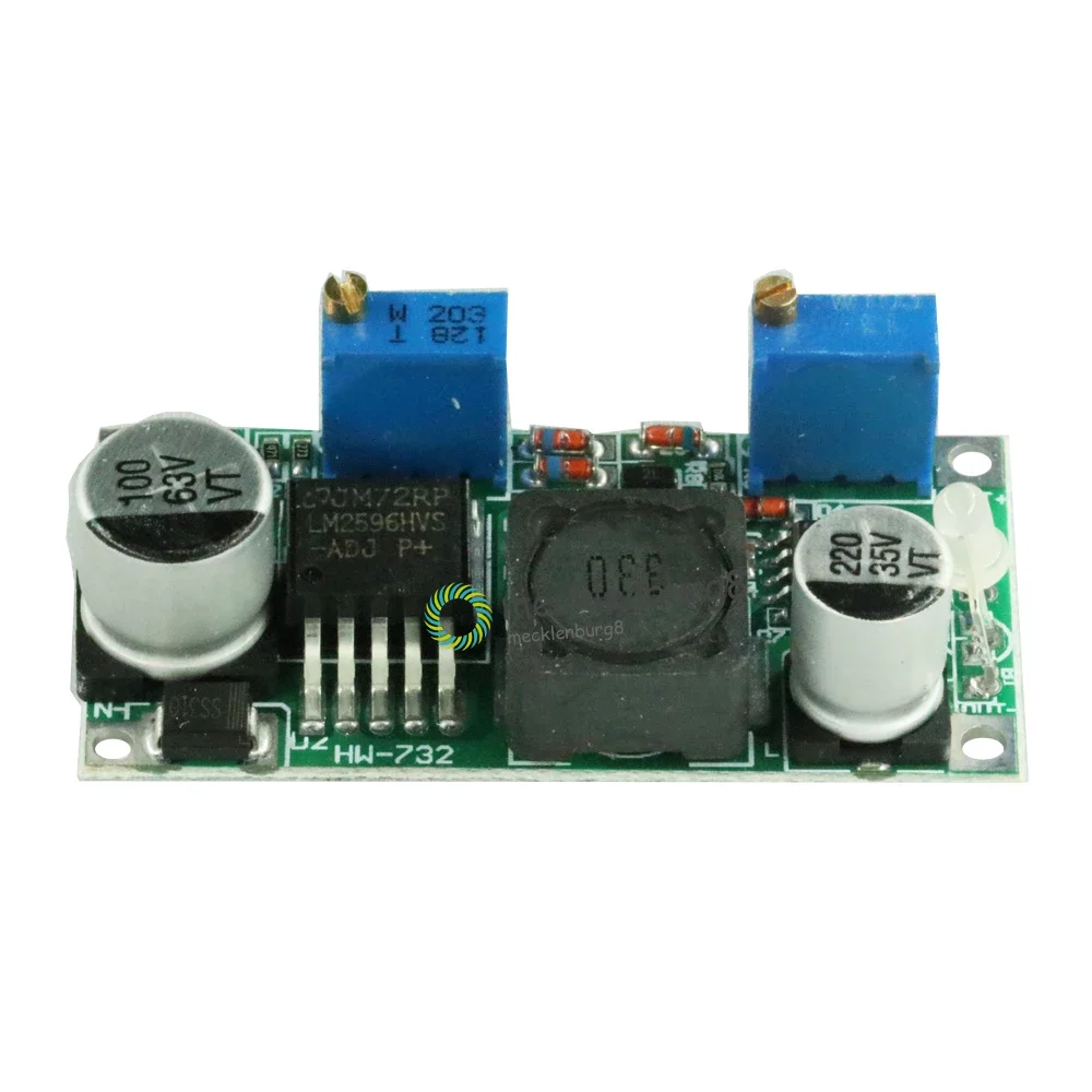 

DC-DC LM2596 HVS LM2596HVS 60V 3A DC Tank/напряжение CC CV Step-Down светодиодный модуль индикатора преобразования высокой частоты