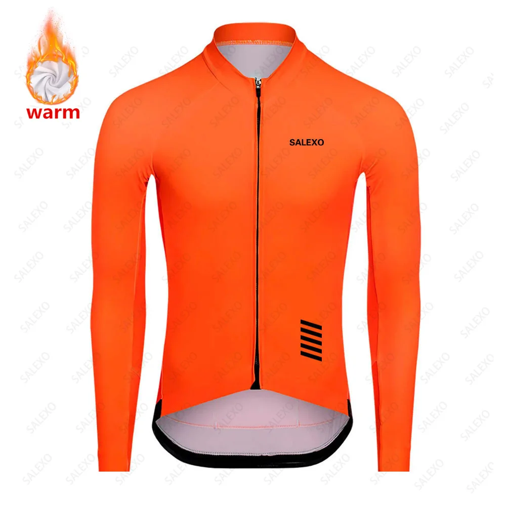 thumbnail image 1 of Salexo-maillot de ciclismo de invierno 2025 para hombre, chaqueta térmica de polar de manga larga para ciclismo, camisetas para bicicleta de montaña, ropa cálida para bicicleta de carretera, 1 of 4