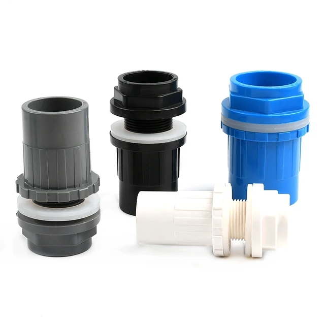 1~10PCS 20/25/32/40/50mm Hi-Quality PVC Pipe Connectors Thicken Fish Tank  Drain Garden Irrigation Aquarium Inlet Outlet Joints