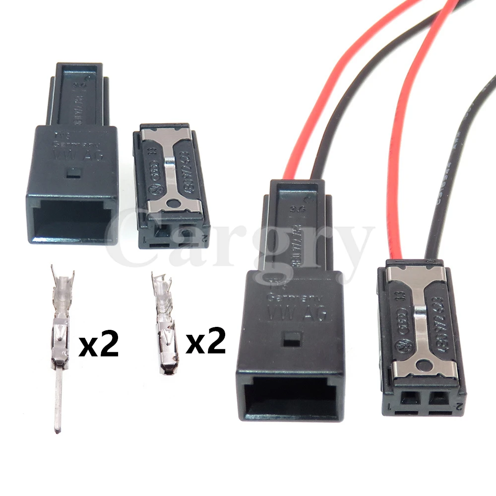 

1 Set 2P 4B0972623 8E0972763 Auto Starter Tweeter Audio Electrical Connector Automobile Cable Socket Car Adapter