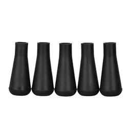 High-Impact Rubber Blunt Arrow Tips for Archery Training and Hunting (8mm black)