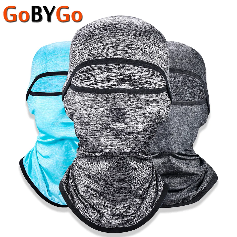 

1PCS Cycling Balaclava Men Neck Protect Motorcycle Cycling Fishing Hiking Scarf Head Cover Breathable Ice Silk Anti-UV Mask