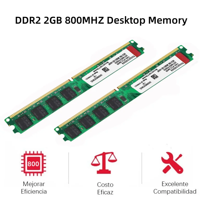 2GB DDR2 800MHZ (PC2-6400) Crucial Dimm | .nl