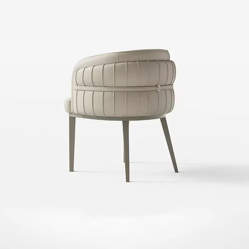 Nordic Style Premium Leisure Chair Simple Modern Design Luxury Home Living Room Furniture for Hotels Coffee Tea Shops Fabric