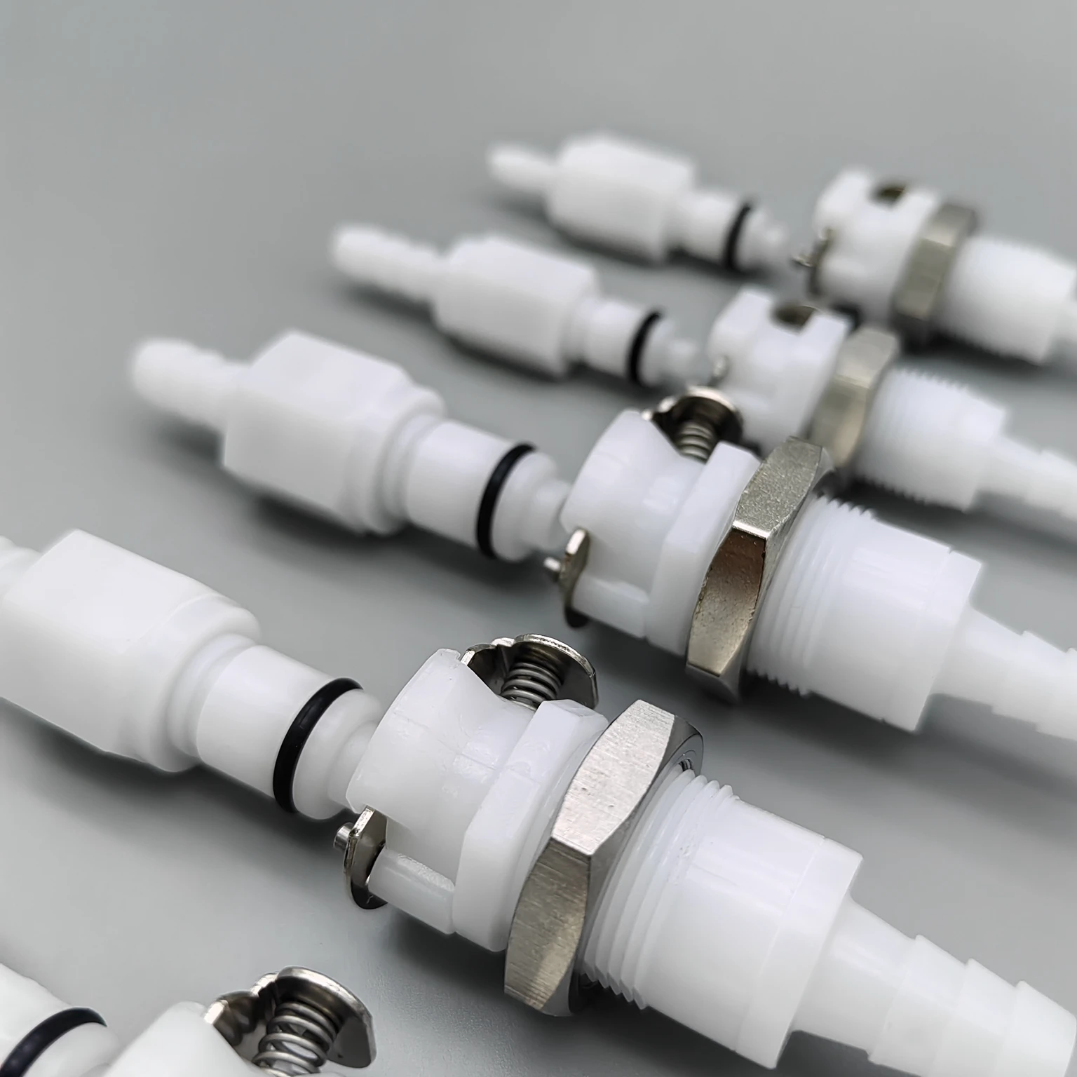 Medical Panel Mount Female Quick Disconnect Coupling 3/8 POM Hose Barb Air Water CPC Connectors