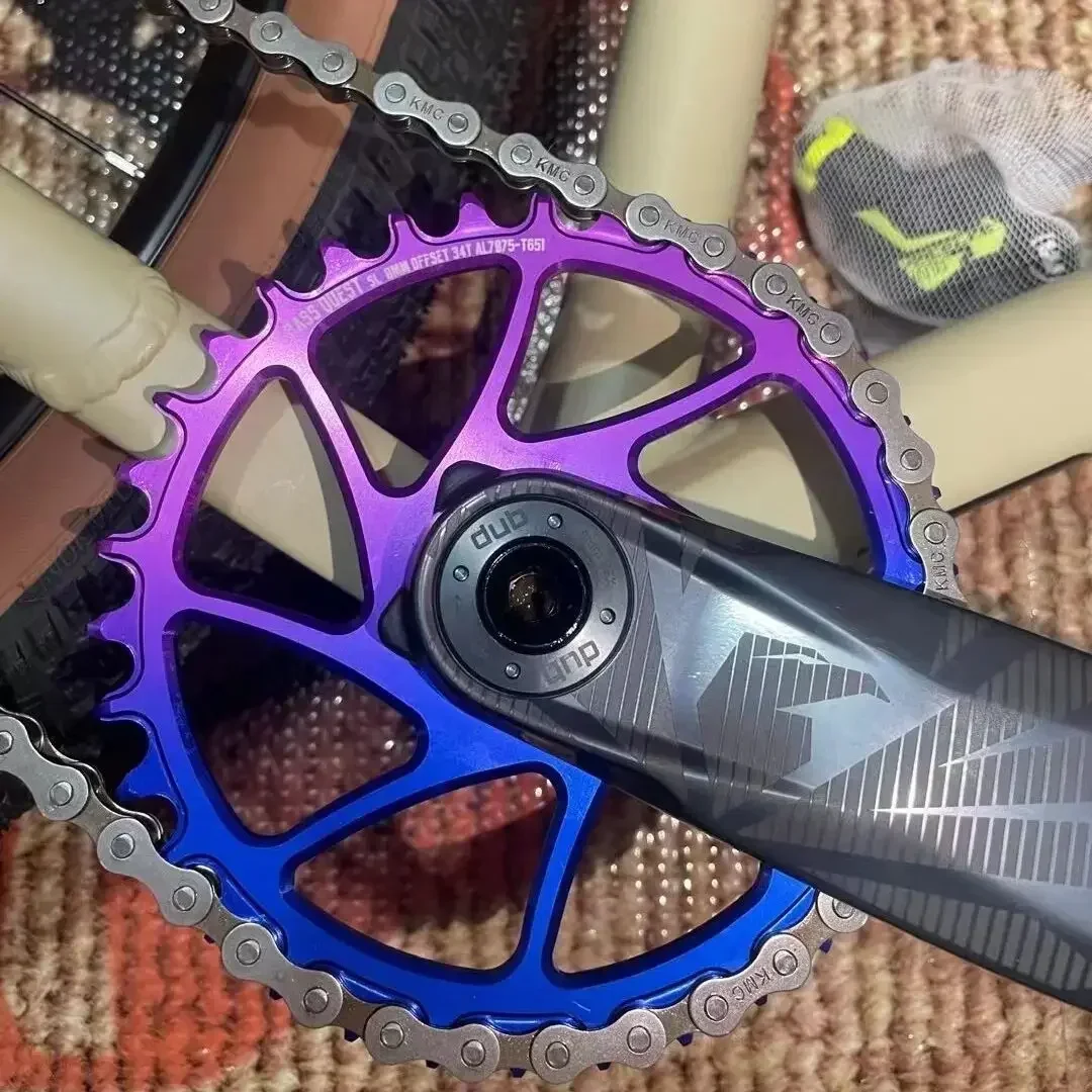 PASS QUEST 0mm オフセットチェーンリング MTB ナローワイドチェーン