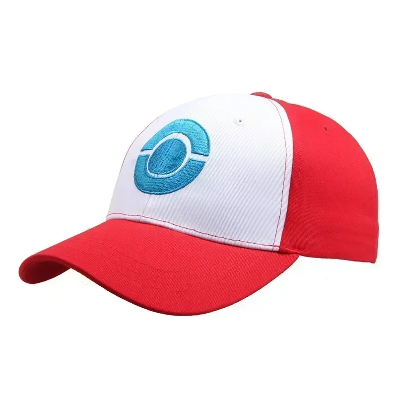 Baseball Caps Adjustable Letter Gifts Peaked Cap Children Adult Embroidery Cosplay Anime Pokemon Figure Ash Ketchum