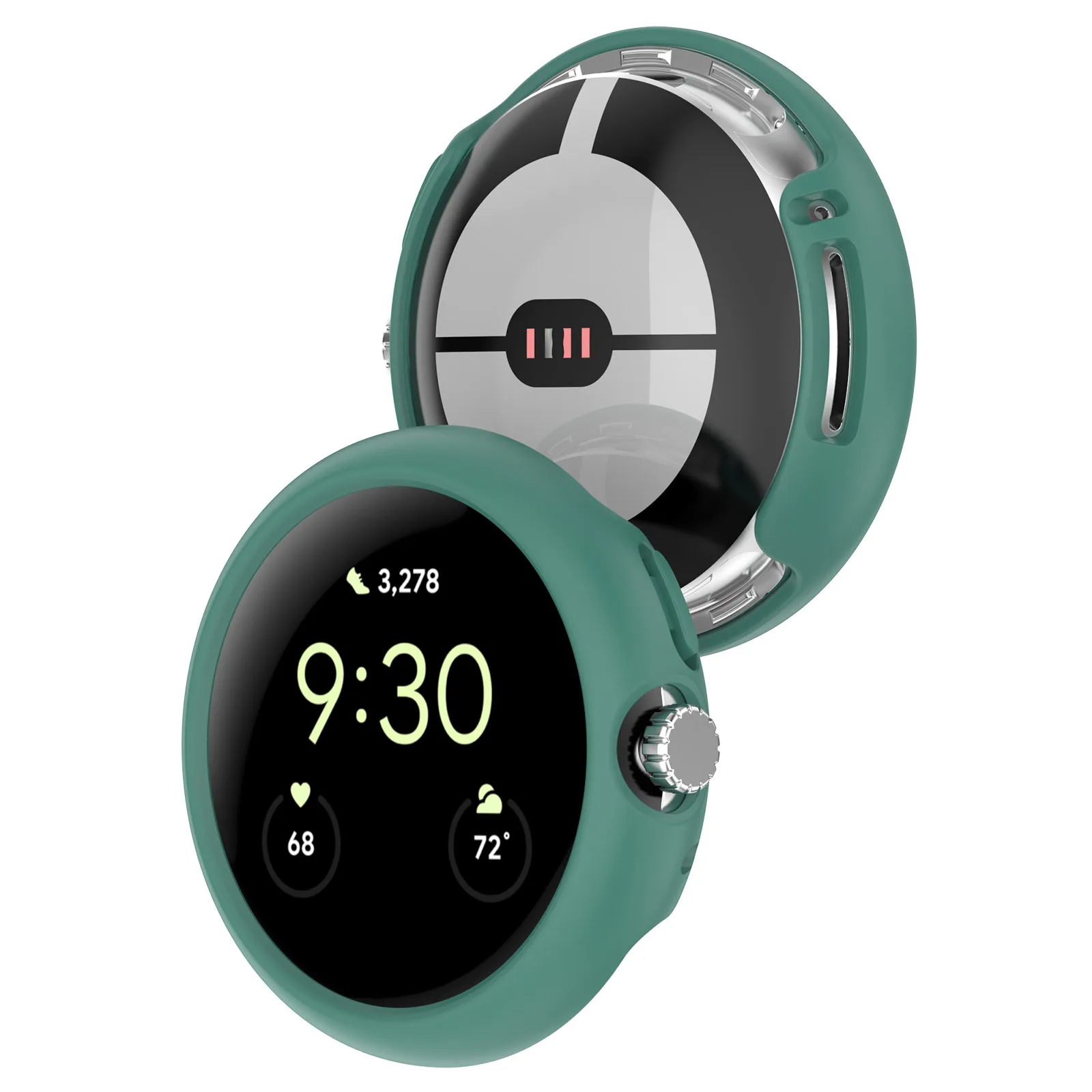 Durable Hollow Screen Protector for Google Pixel Watch 2 - Premium PC Case Accessory