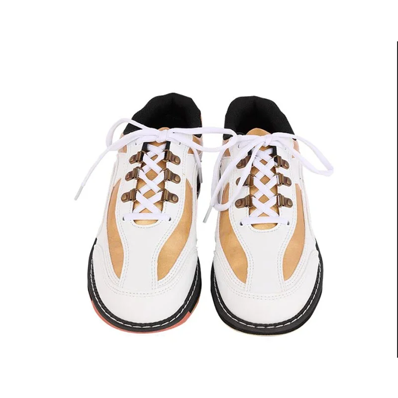 Professional bowling shoes high quality men's and women's leather non-slip wear-resistant sneakers comfortable indoor bowling