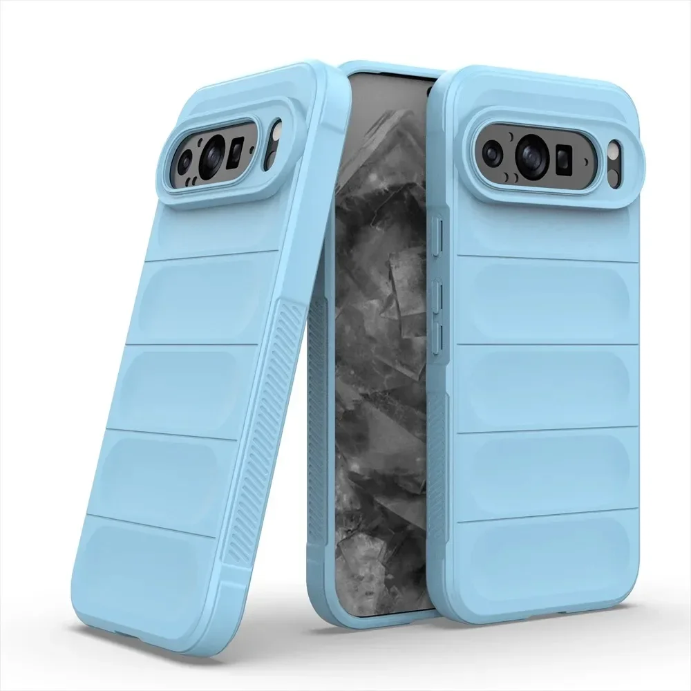 Vibrant Silicone Matte Shockproof Case - Skin Feel Airbag Protection Cover