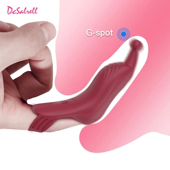 Finger Sleeve Vibrator Clit Stimulate Female Masturbator Sex Toys For Women Adult Product Lesbian G Spot Orgasm Massage Vibrator 1