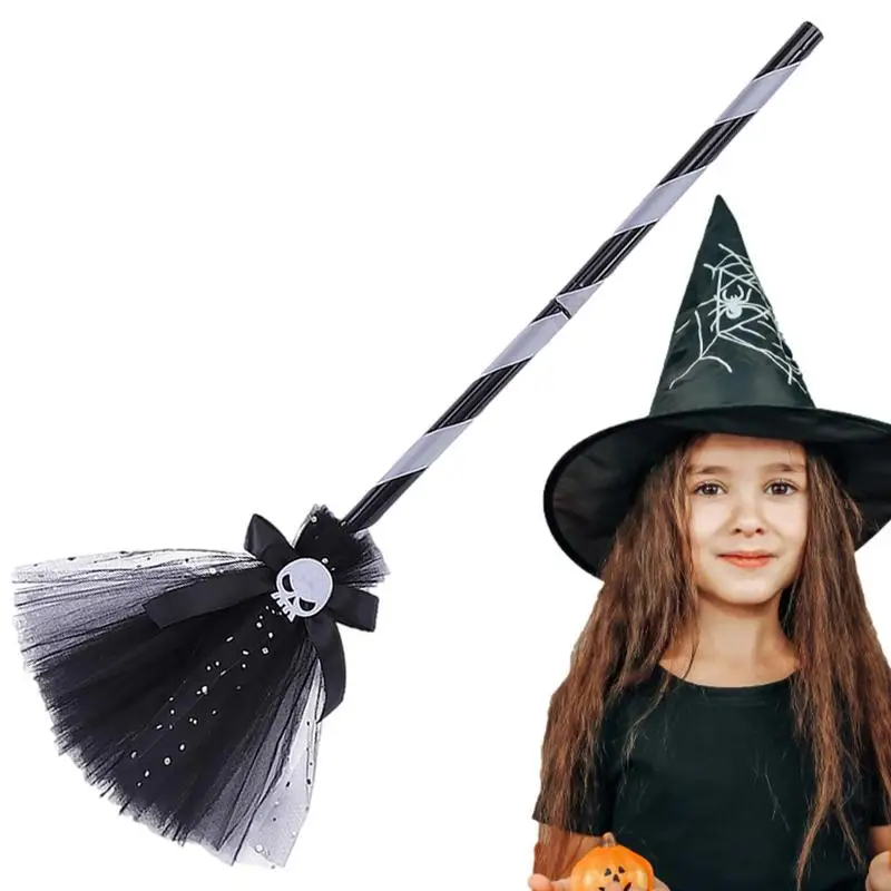Soarea Witch Costume Deluxe Set For Girls - Purple Halloween Dress With Hat, Wand & Candy Bag - View #13