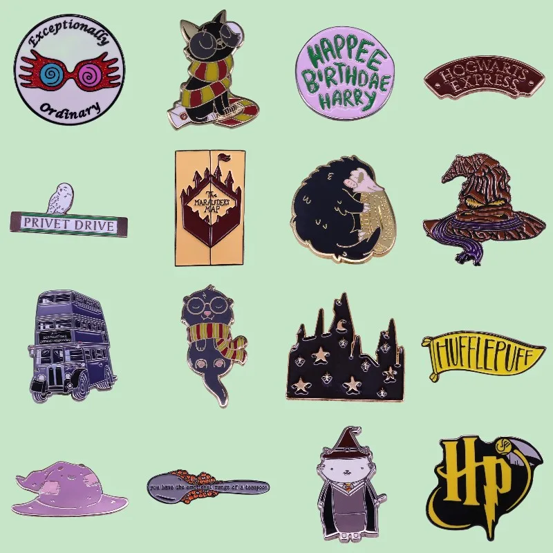 

Superior Quality Mysterious Magic Academy Hard Enamel Lapel Pins Collection Badges Backpack Collar Movie Jewelry Gift for Friend