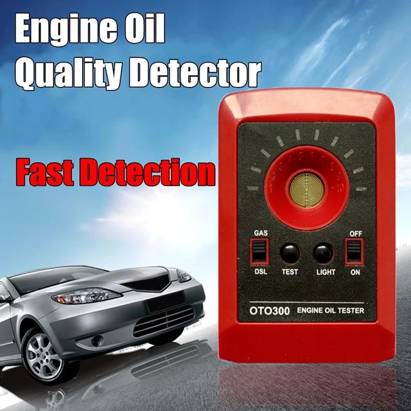 

Digital Oil Tester Portable Automobile LED Motor Engine Oil Quality Detector Gas Derv Fluid Analyzer