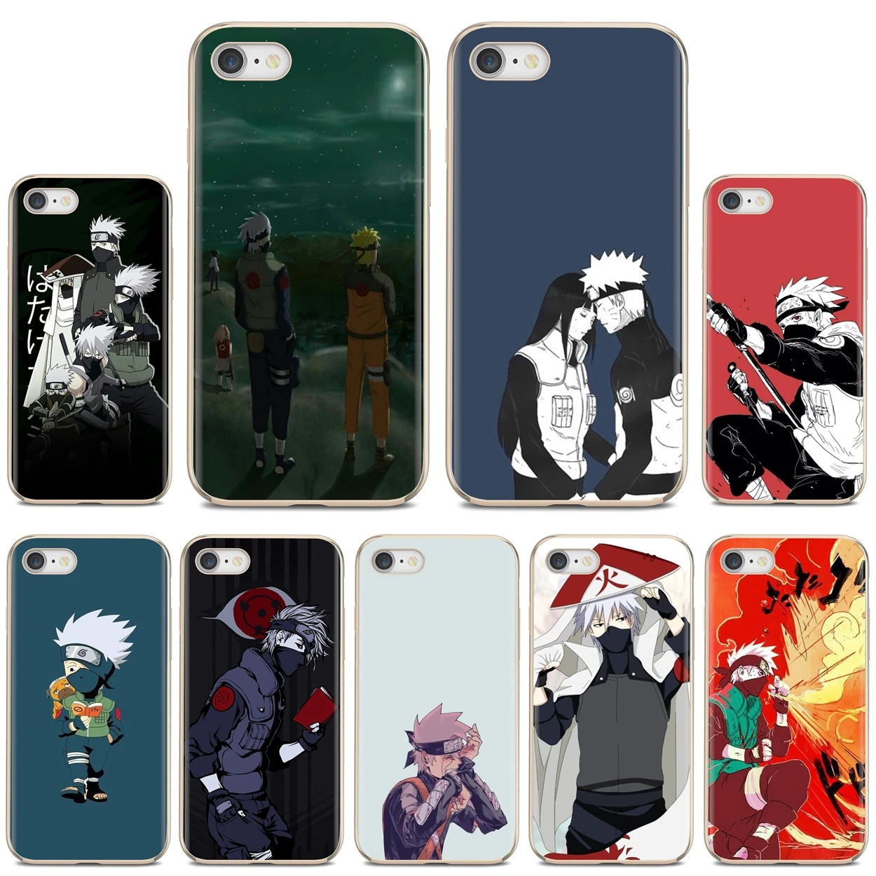 Soft TPU Covers Naruto Kakashi Sasuke For LG G5 G6 G7 Q6 Q7 Q8 Q9 V10 V20 V30 X Power 2 3 Spirit G2 G3 G4 Mini |