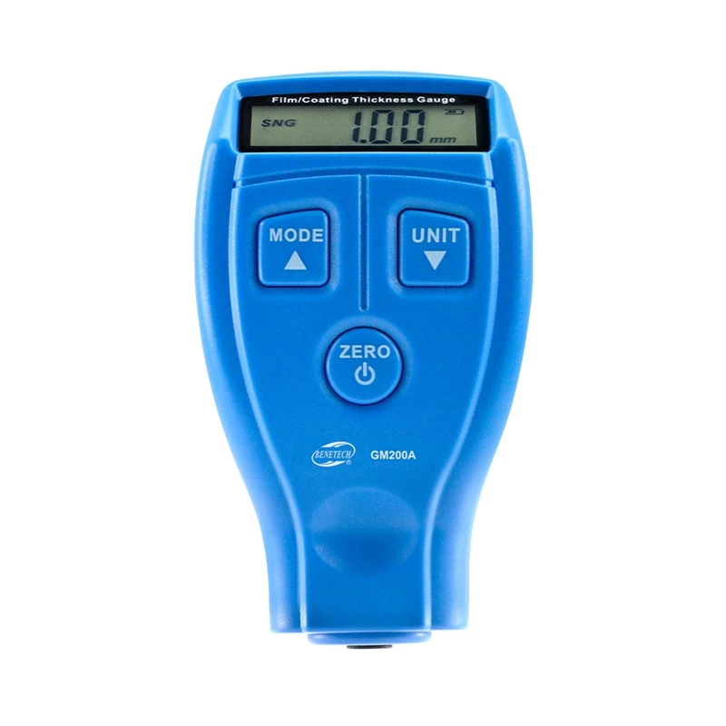 GM200A Digital Car Film Coating Thickness Gauge Mini LCD Ultrasonic Automotive Iron Varnish Coat Painting Thickness Width Meter