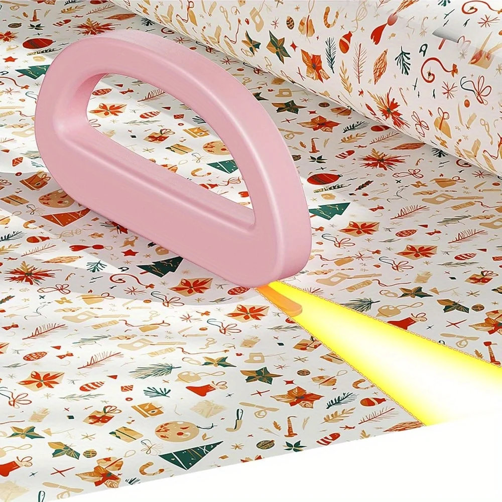 מספריים לאריזת מתנות, כלי חיתוך ידני לעשייה עצמית - מתאים למשרד/חג המולד/הלווין, מספריים ניידות מחולקות