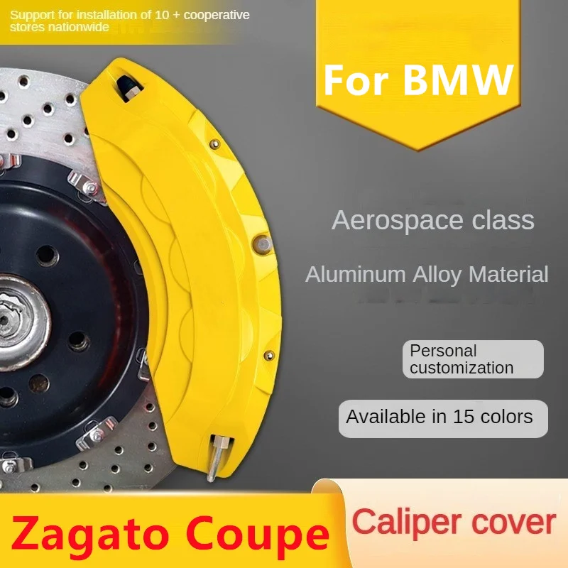 Per Bmw Zagato Coupe Car Brake Caliper Cover Anteriore Posteriore 3D Alluminio Metallo Kit Fit 2011 2012 2013