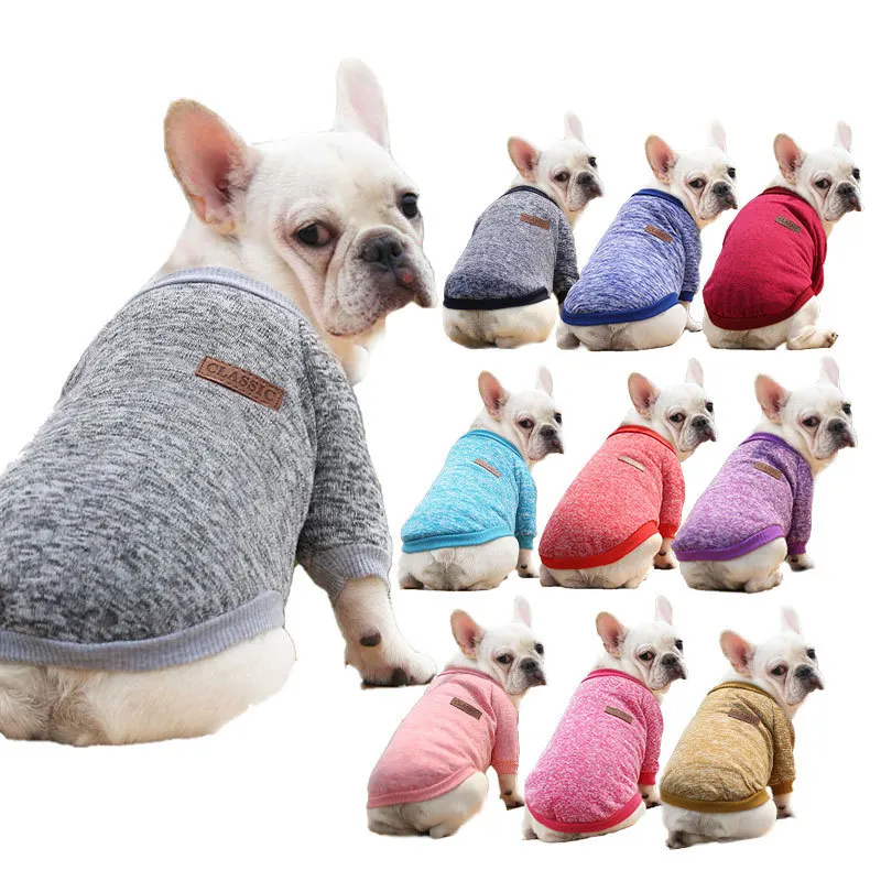 Tanio Ubrania dla psów dla małych średnich psów klasyczny ciepły sklep