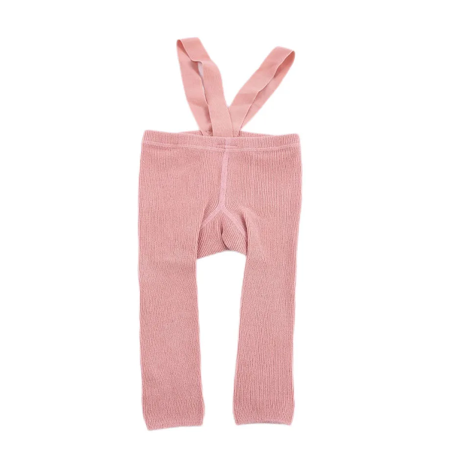 

Infant Bottoms Toddler Pantyhose Newborn Comfort Footless Leggings Baby Black White High Waist Clothes Ribbed Suspender Tights
