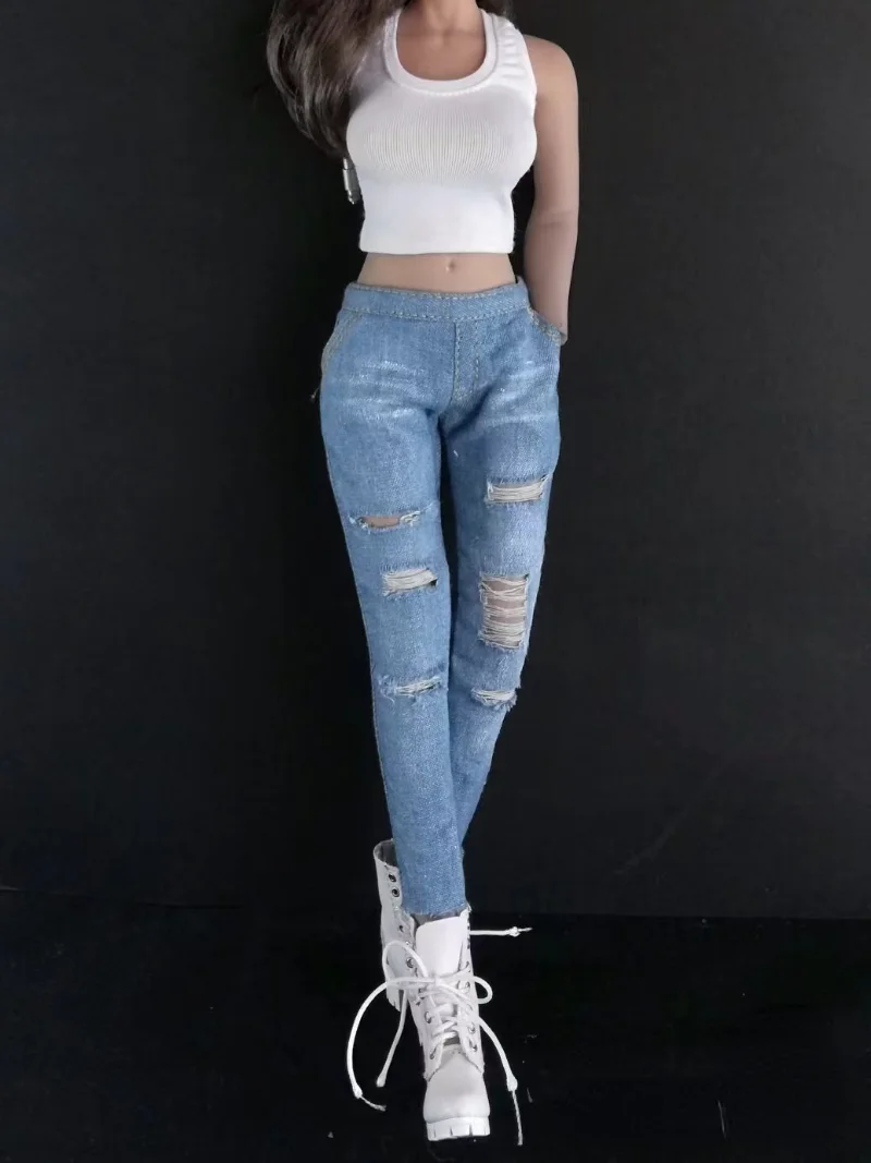 

Модель рваных джинсов в масштабе 1/6 для женщин 12 дюймов