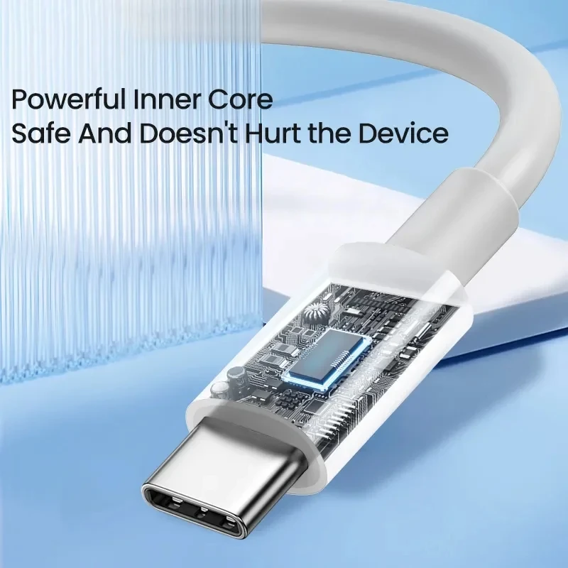 100W USB-C to Type-C PD 충전 케이블 아이폰 15 16 17 프로 맥스 에어 삼성 S25 모토 오포 레드미 포코 아너 고속 충전 케이블