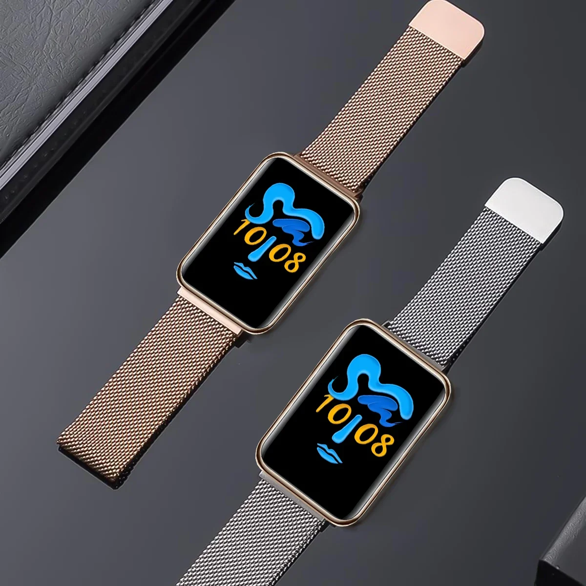 Enhanced Stainless Steel Magnetic Milanese Loop Strap – Elegant Metal Wristband Replacement Band