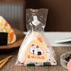 Triangle Onigiri Stickers: Nori Seaweed Rice Ball Packing Bag Stickers – Bento Accessories 2