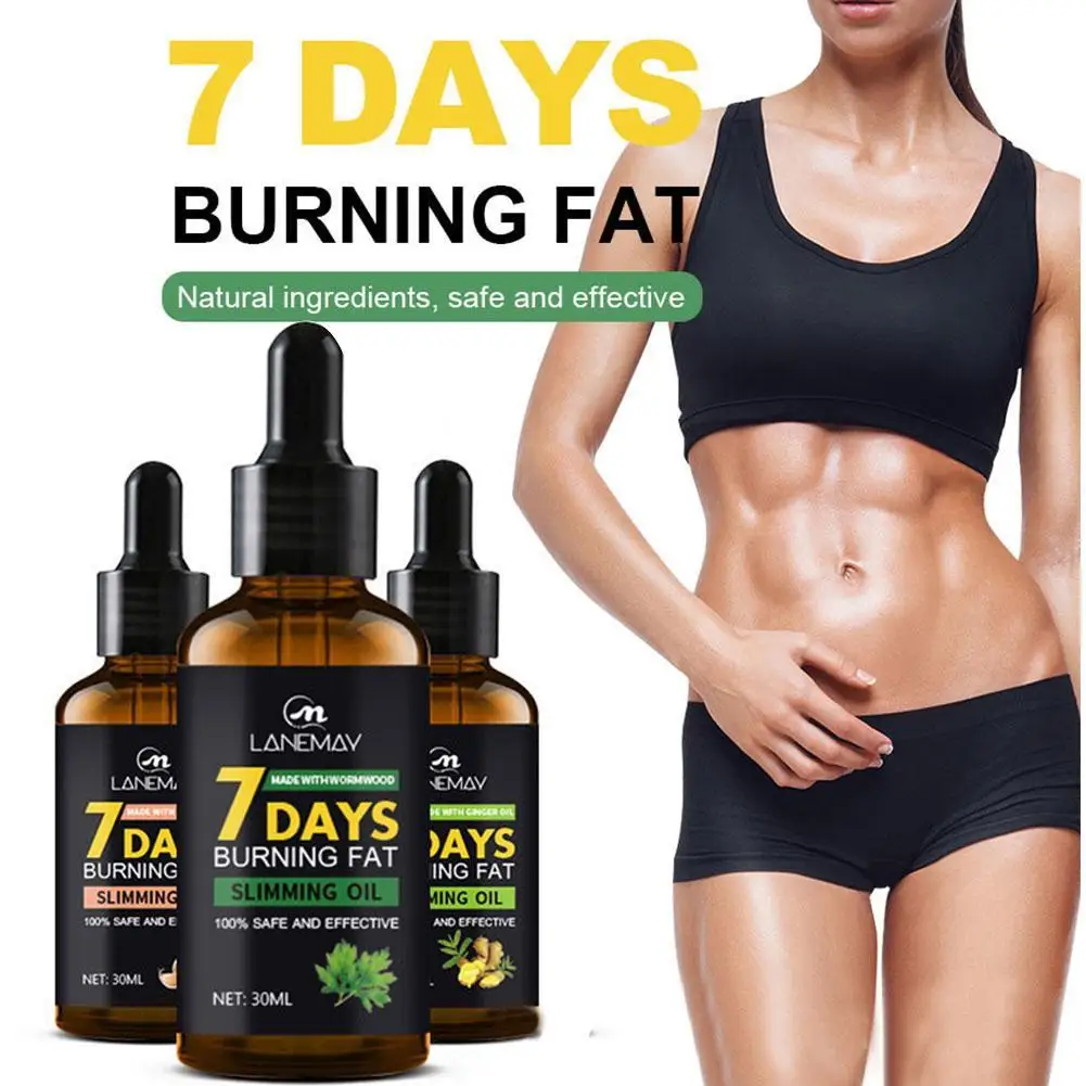 30ml 7 DAYS Weight Loss Products Slimming Massage Essential Oil Thin Leg Waist Fat Burner Burning Anti Weight Loss weight loss products massage cream