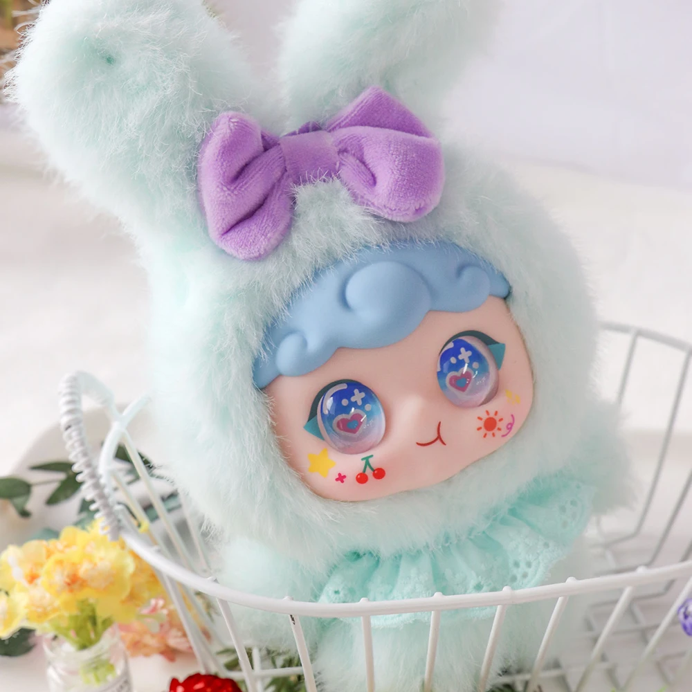 ファンシートイ✩レインボー うさぎ ウォールデコ 虹 雲 Xivo Rainbow Bunny Series Vinyl Blind Box - Cute Decorative