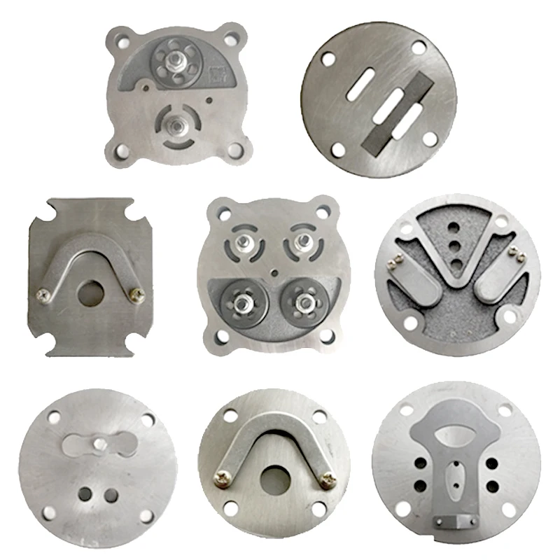 Compressor Placas de Válvula Bomba de ar de Pistão Entrada Placa da Válvula de Escape Conjunto de Blocos para Conduzido Direto Belt Driven Silent Air Pump Conjunto