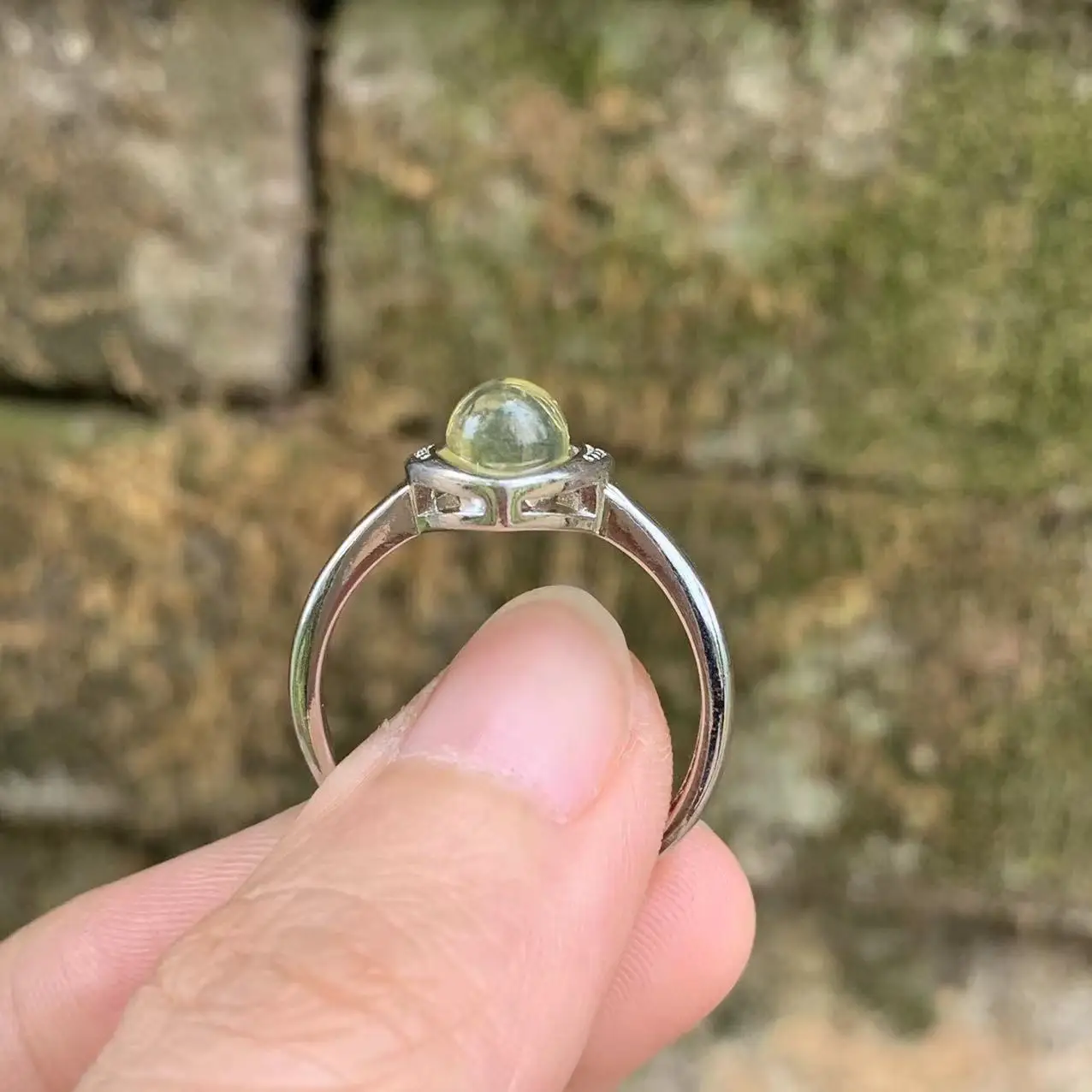 natural amber ring female handmade ring pixiu