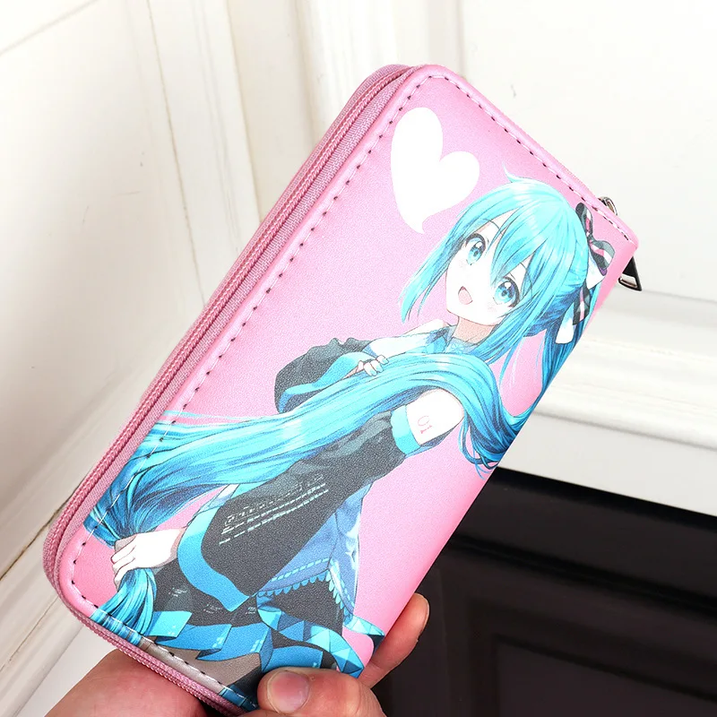 Kawaii Cartoon Coin Purse - Cute Large Capacity Multi-Card PU Leather Wallet