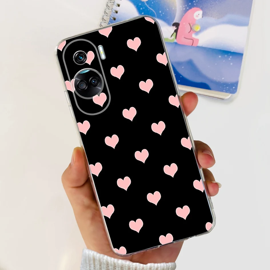 Stylish Pattern Soft Silicone Clear Back Cover