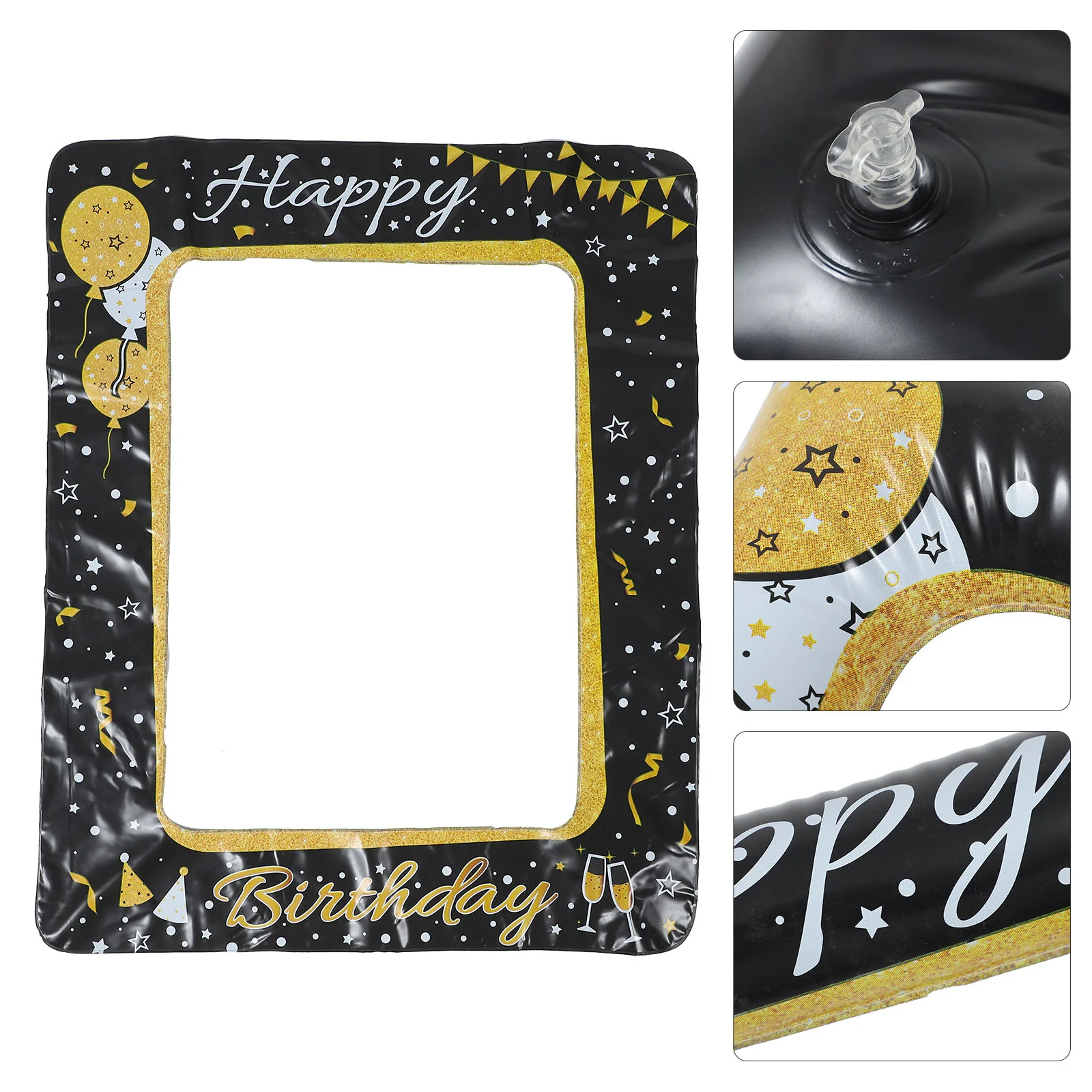 

71x51cm Inflatable Photo Frame Party Prop Birthday Selfie Photo Picture Props Booth Party Photography Happy Picture Frame