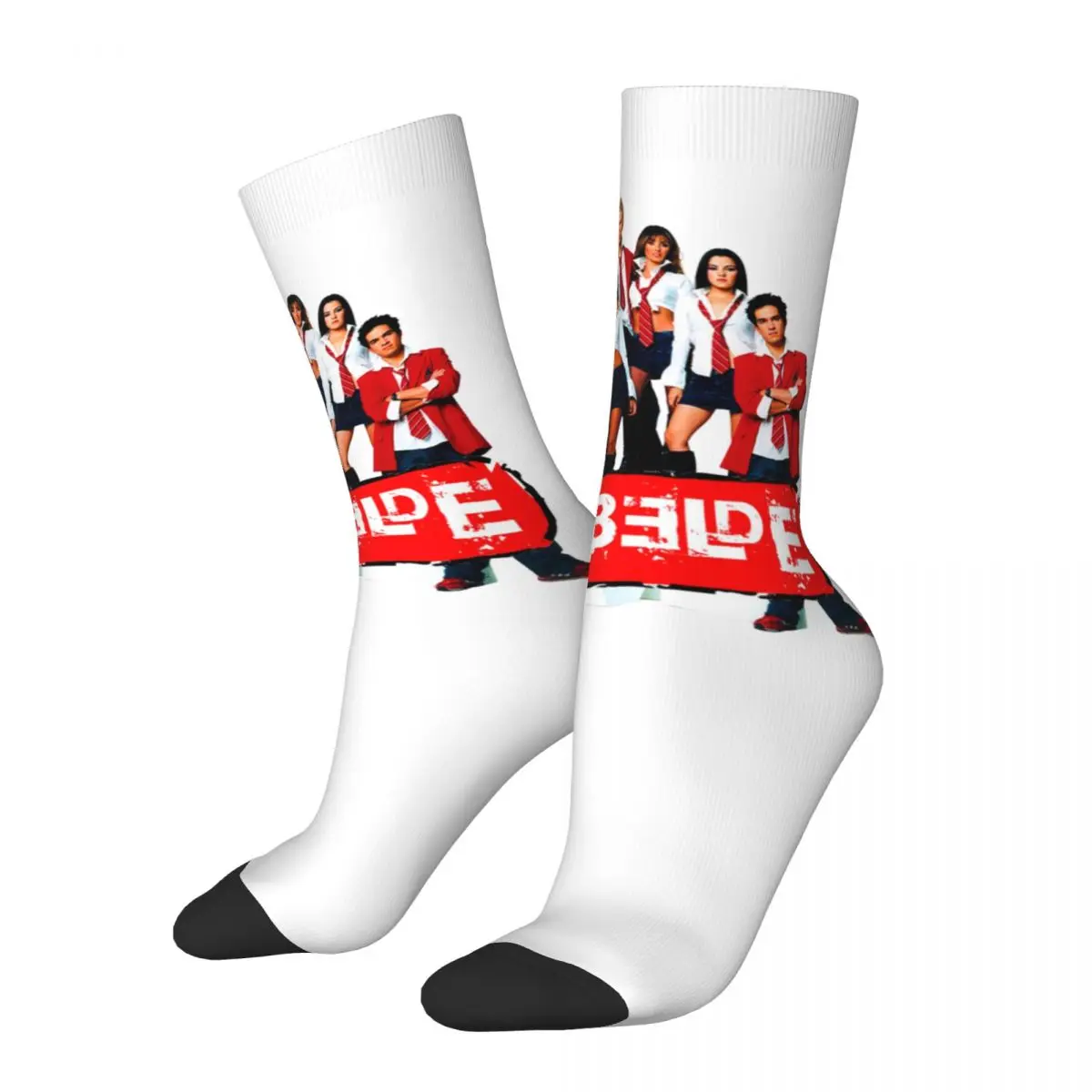 

Rebelde Mexican Tv Socks Men Women Polyester Fashion Rbd Socks High Quality Spring Summer Autumn Winter Middle Tube Socks Gifts