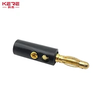 40PCS 4mm Banana Plug Gold Plated For Speaker Wire Red Black Audio Speaker Cable Wiring Post Banana Connector 5
