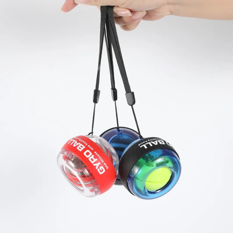 Arm Strength Wrist Muscles Leisure Grip Training Self-Starting Wrist Ball Gyro Power Ball with LED Flash Light