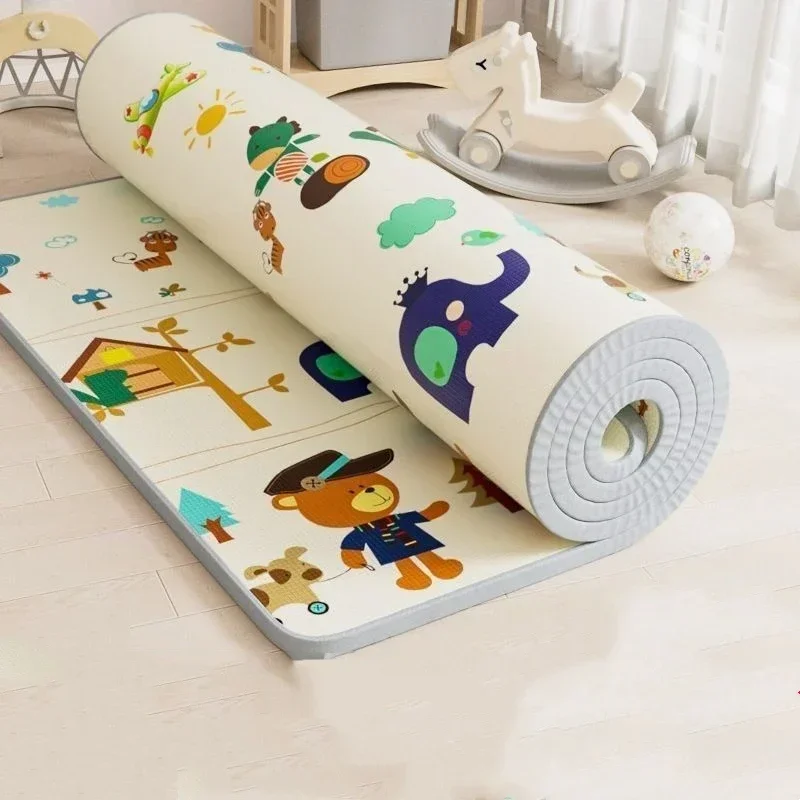 2024 Non-toxic Environmentally Friendly Thick Baby Crawling Play Mat Folding Mat Carpet Play Mat for Children's Safety Rug Gifts