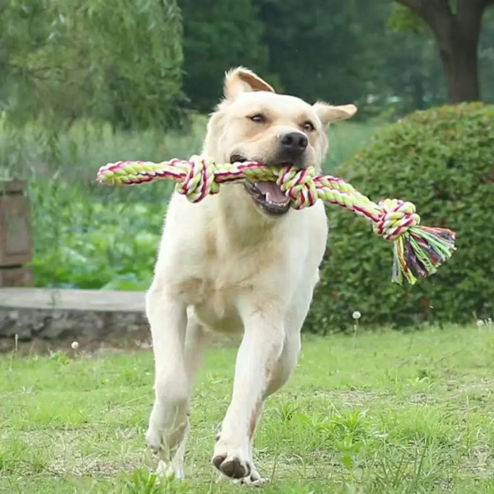 

Pet Toy Dog Cotton Rope Toy for Bite-resistant Teeth Anxiety Relief Soft Fabric Pet Toy for Training Tug of War Pet Toy for Dogs