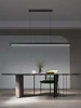 Dining room chandelier Dining table lighting kitchen bar light LED linear lamp restaurant pendant lights modern brief droplight 2