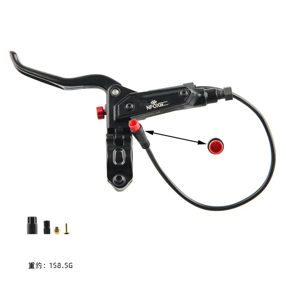 Bicycle Brake Handle NFOX GT267 Power Off 3 Pin for E-bike Electric Bicycle Bafang Hall Motor Hydraulic Brakes Mountain Bike Accessory